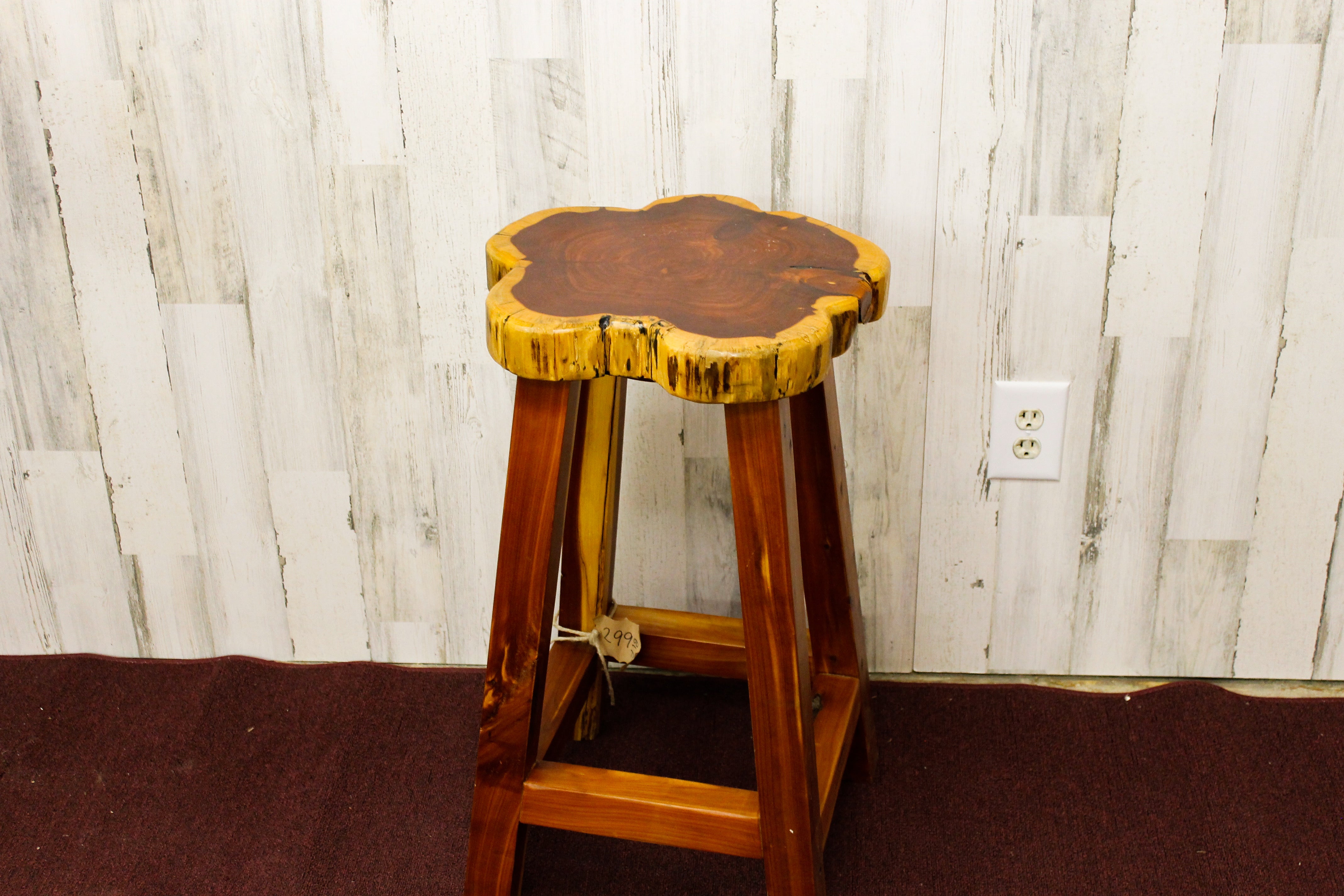 Cedar Bar Stool – Tin Roof Kitchen Home