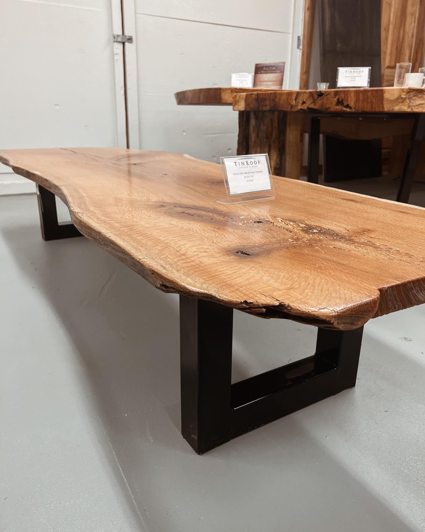 tobacco oak coffee table Ersa resistant and easy to clean Furniture of America Living Stone