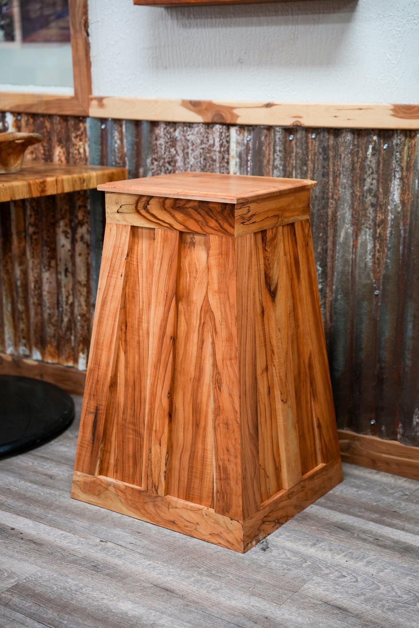 Pecan Taxidermy Base | Square