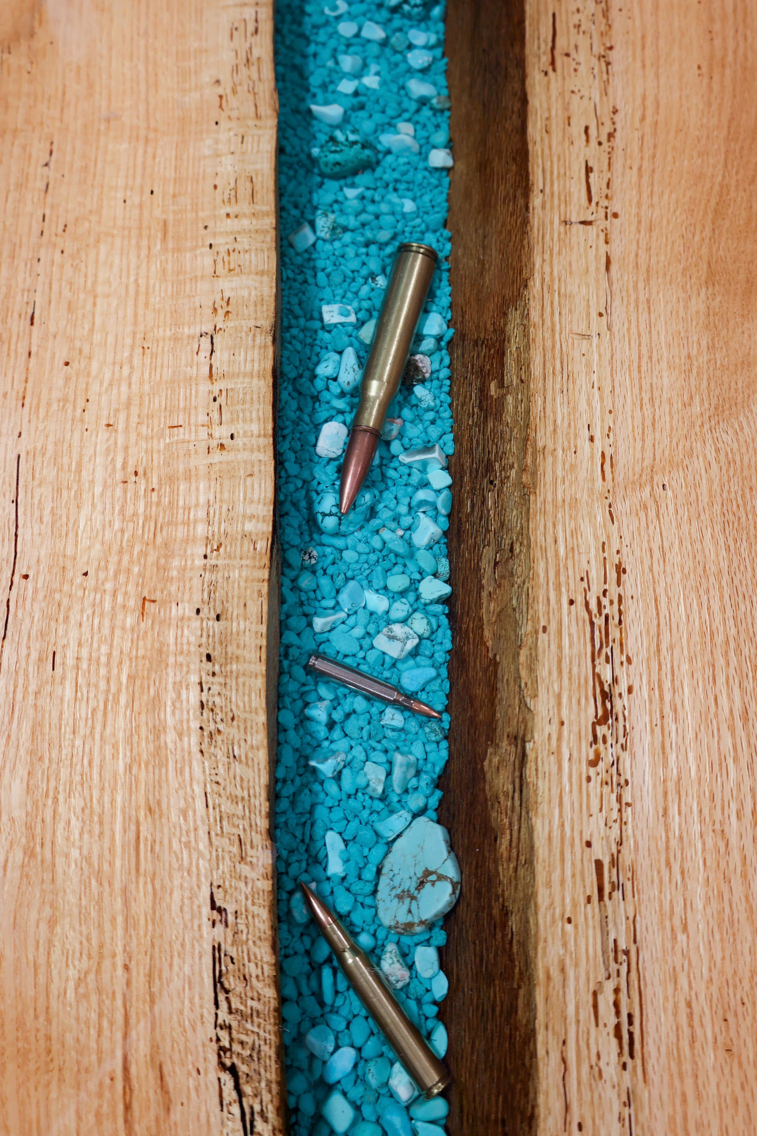 Oak River Epoxy Table – Tin Roof Kitchen Home