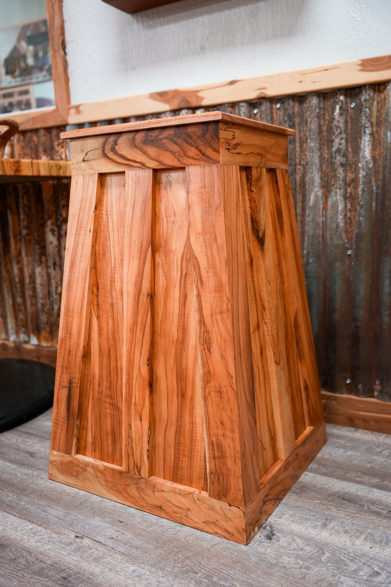 Pecan Taxidermy Base | Square