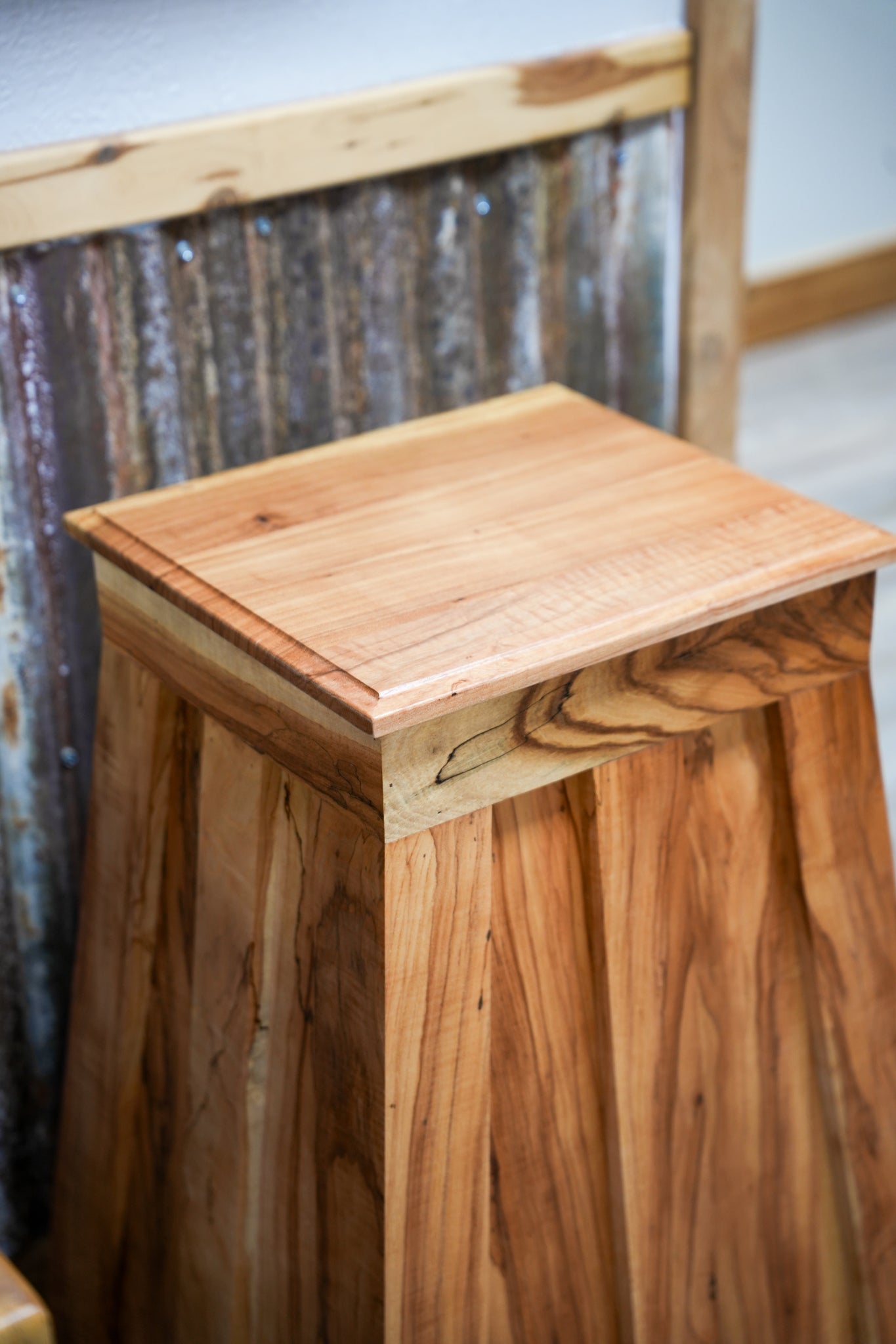 Pecan Taxidermy Base | Square