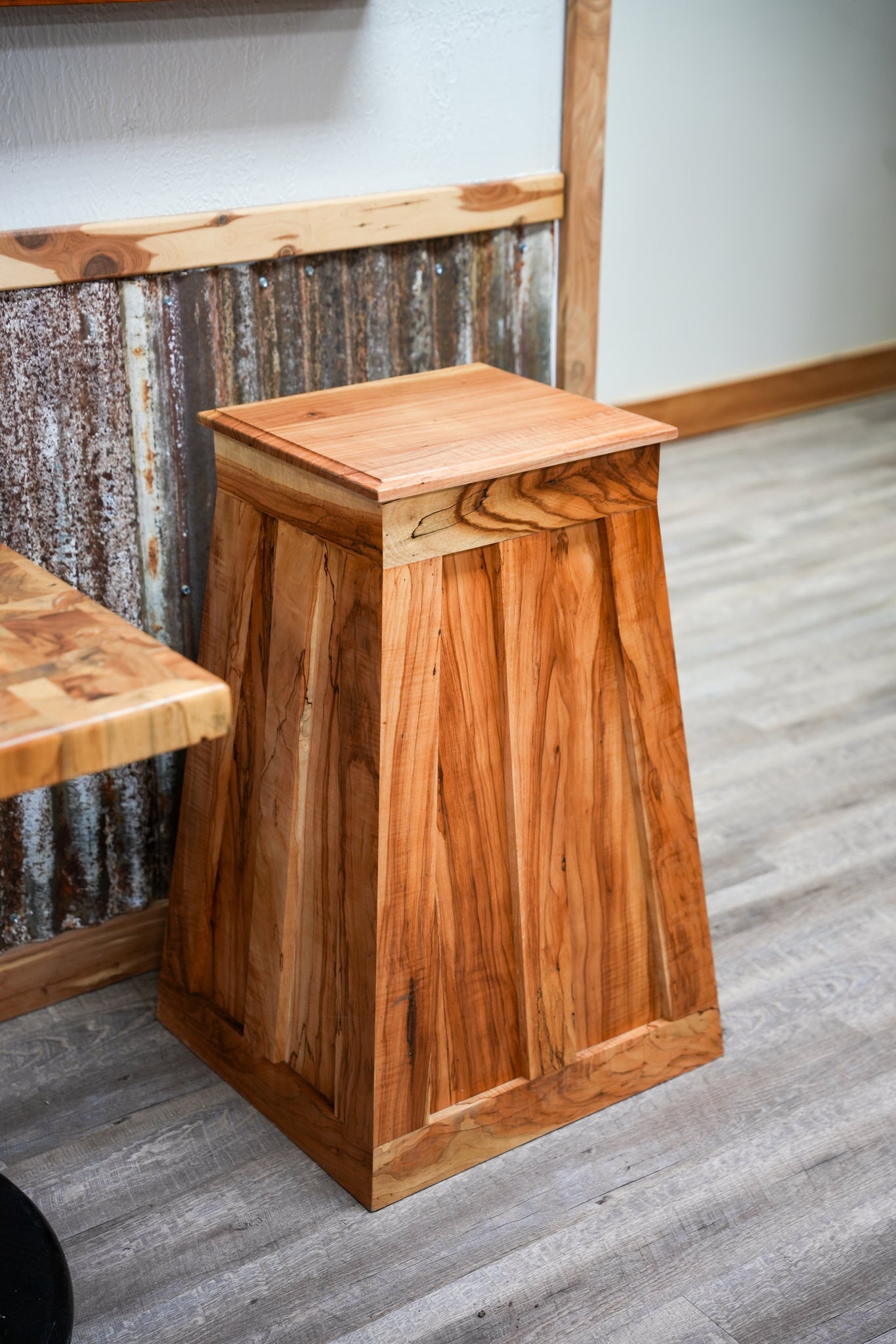 Pecan Taxidermy Base | Square