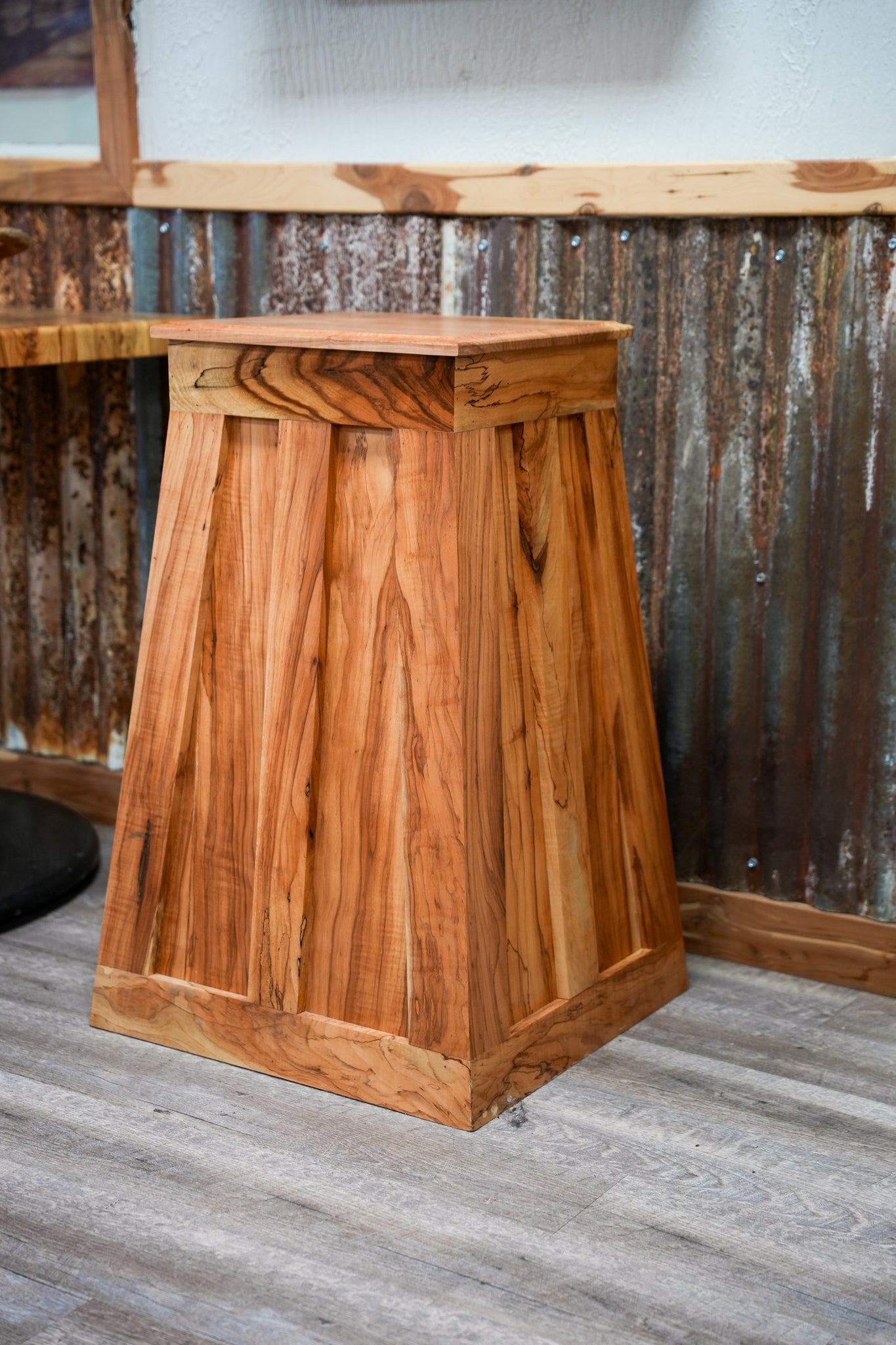 Pecan Taxidermy Base | Square