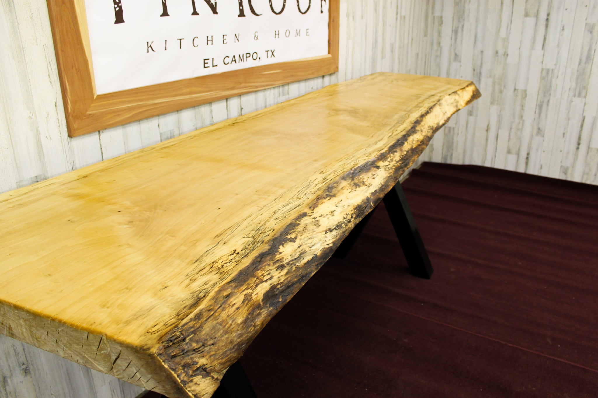 High Top Cottonwood Table (Long) - #23