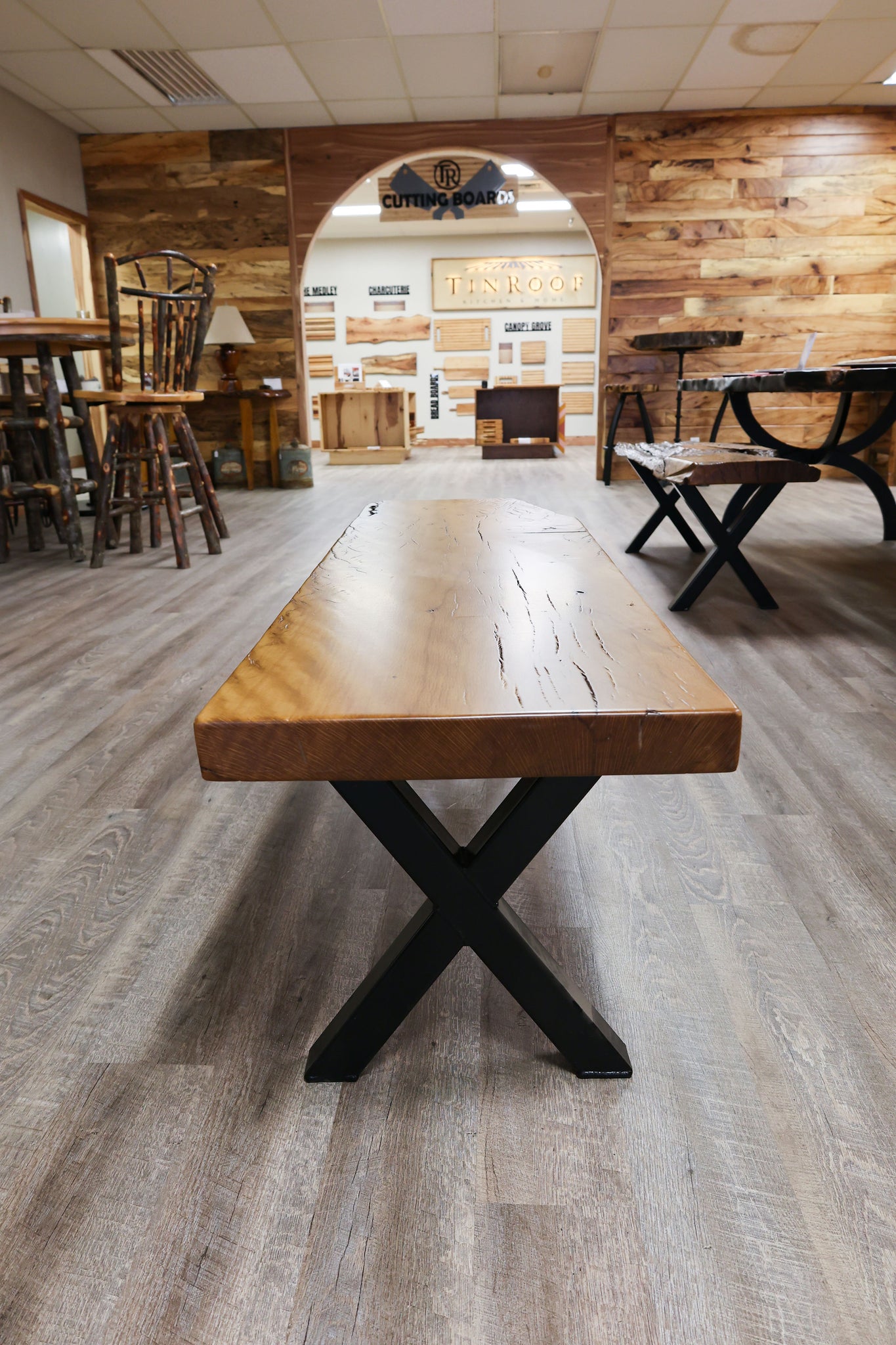 Live Edge Coffee Table Smooth Side - #78