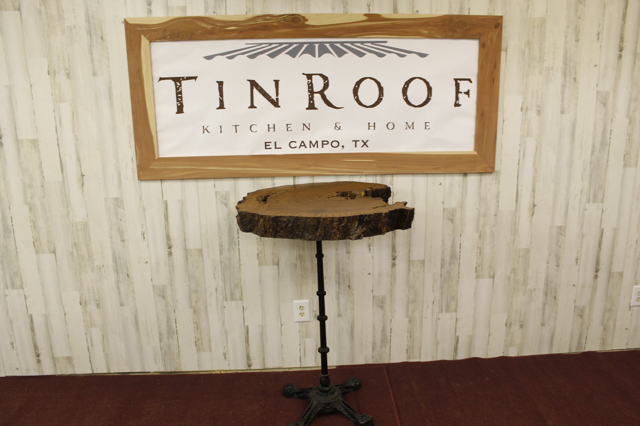 Oak high top table cheap