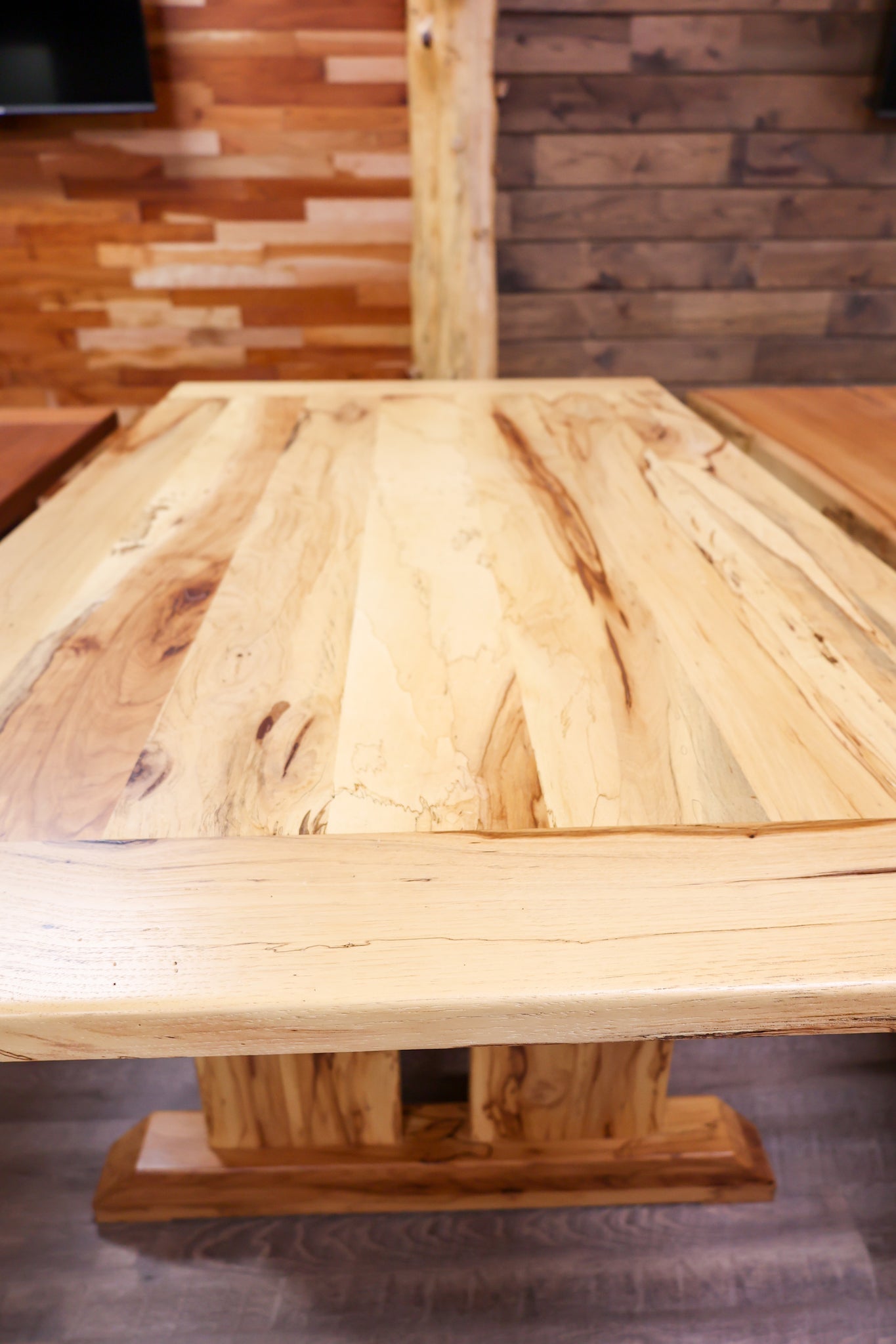 Spalted Pecan Farmhouse Table