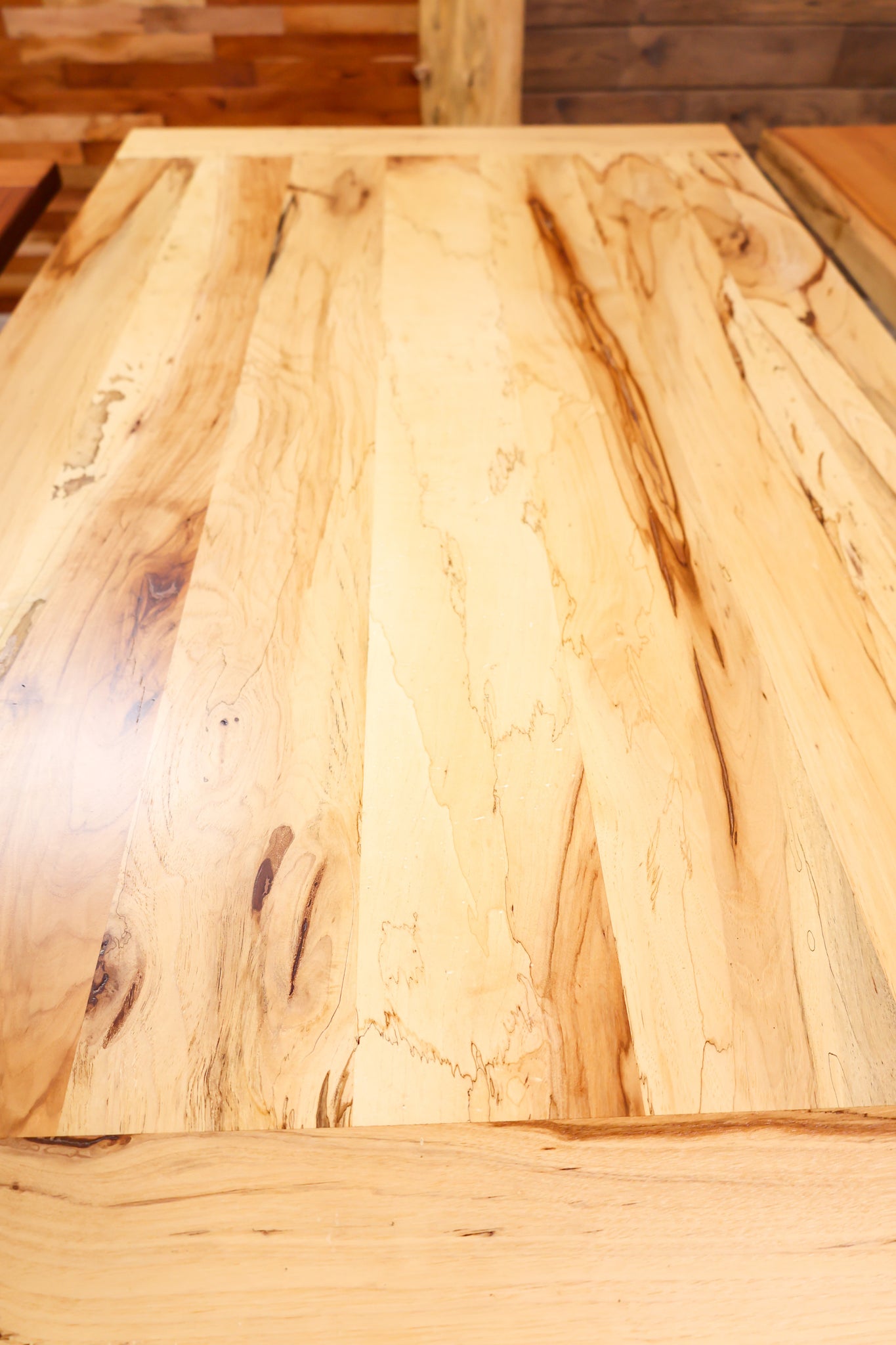 Spalted Pecan Farmhouse Table