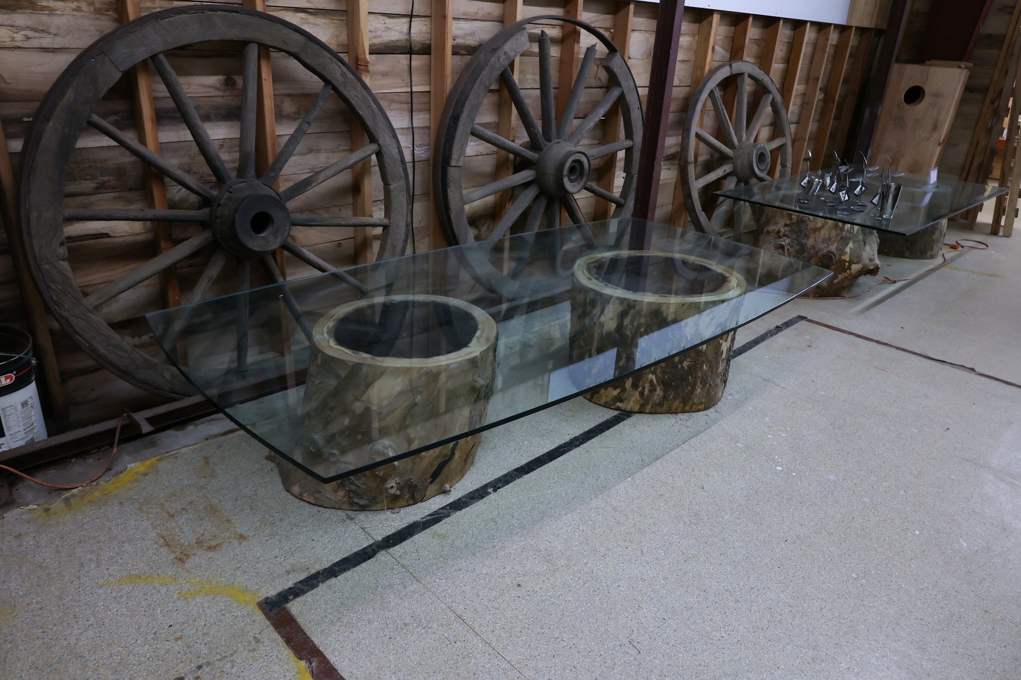 Sycamore Hollow Log Table