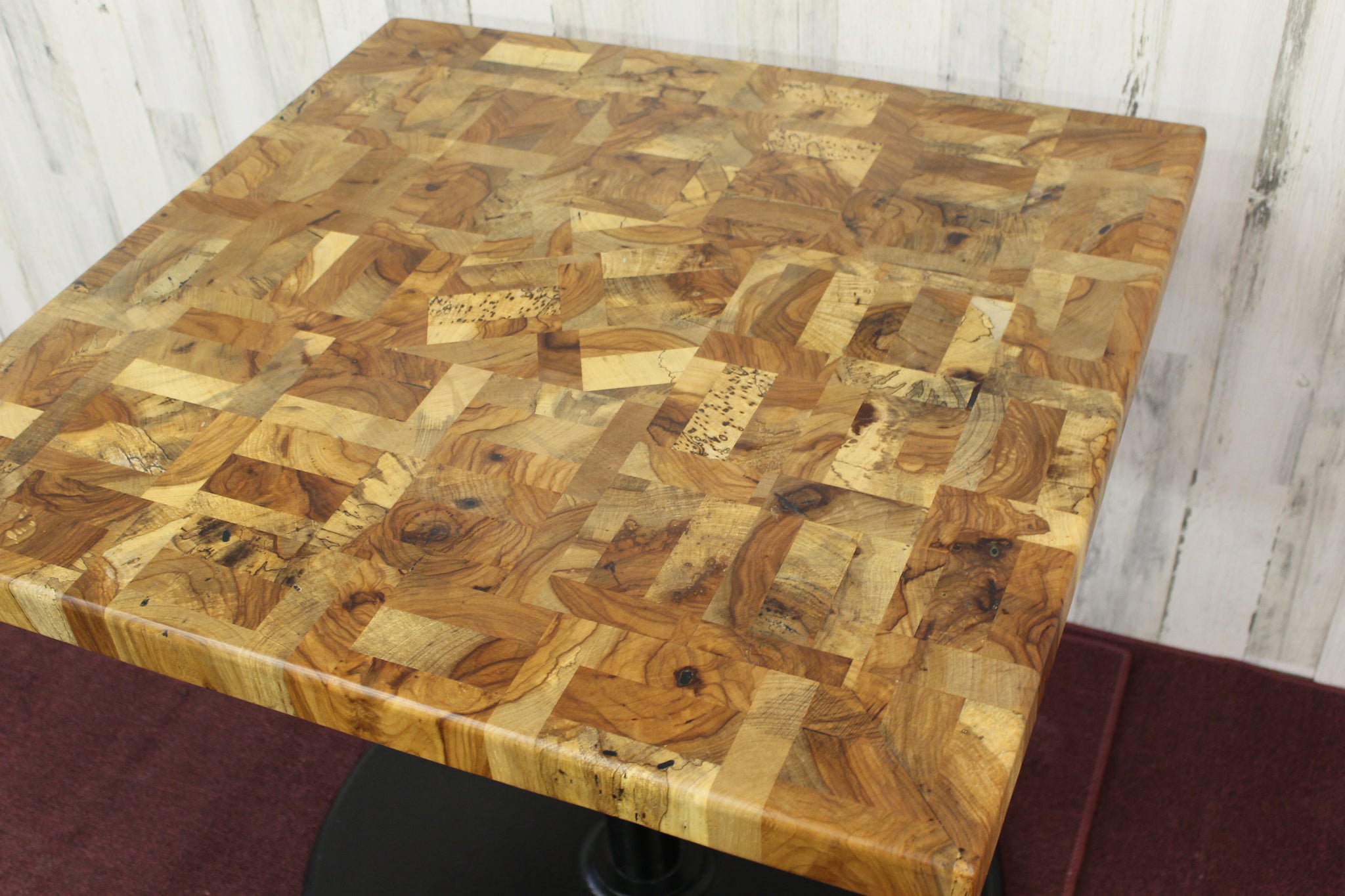 Square End Grain Table – Tin Roof Kitchen & Home