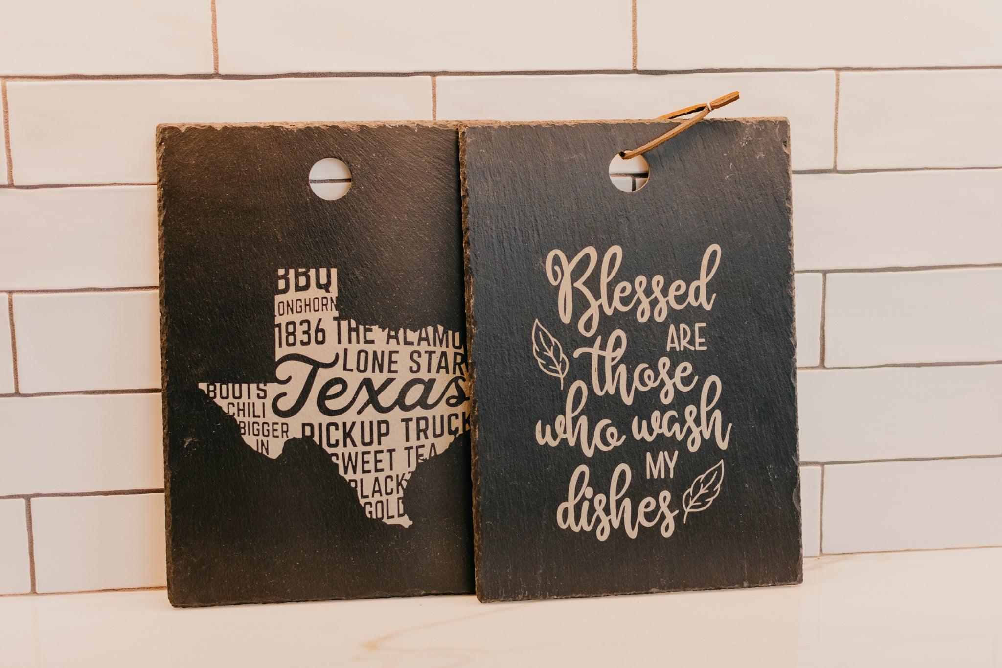 Texas Word Art - Tin Roof Kitchen & Home